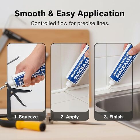 Waterproof Structural Adhesive Sealant - 9900 Super Bonding Glue, UV-Resistant Strong Sealing Compound for Roof, Bathroom, Tile, Multi-Surfaces (Clear) in Saudi Arabia
