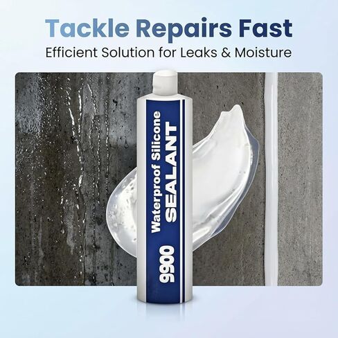 Waterproof Structural Adhesive Sealant - 9900 Super Bonding Glue, UV-Resistant Strong Sealing Compound for Roof, Bathroom, Tile, Multi-Surfaces (Clear) in Saudi Arabia