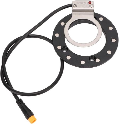Alomejor Electric Bike Sensor,Dual Hall Sensors Precise Pedal Detection Pedal Assist Sensor 12 Magnets Reliable PC Plastic Durable housing for Urban commuters Mountain Bikers Leisure Cyclists in Saudi Arabia