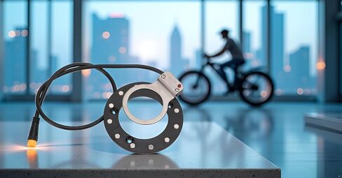 Alomejor Electric Bike Sensor,Dual Hall Sensors Precise Pedal Detection Pedal Assist Sensor 12 Magnets Reliable PC Plastic Durable housing for Urban commuters Mountain Bikers Leisure Cyclists in Saudi Arabia
