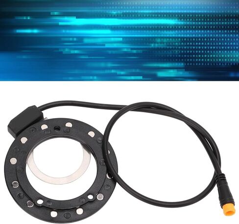Alomejor Electric Bike Sensor,Dual Hall Sensors Precise Pedal Detection Pedal Assist Sensor 12 Magnets Reliable PC Plastic Durable housing for Urban commuters Mountain Bikers Leisure Cyclists in Saudi Arabia