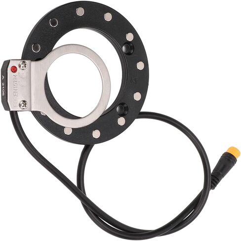 Alomejor Electric Bike Sensor,Dual Hall Sensors Precise Pedal Detection Pedal Assist Sensor 12 Magnets Reliable PC Plastic Durable housing for Urban commuters Mountain Bikers Leisure Cyclists in Saudi Arabia