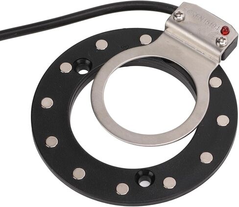Alomejor Electric Bike Sensor,Dual Hall Sensors Precise Pedal Detection Pedal Assist Sensor 12 Magnets Reliable PC Plastic Durable housing for Urban commuters Mountain Bikers Leisure Cyclists in Saudi Arabia