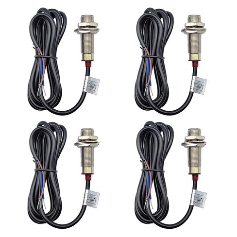 مستشعر تأثير القاعة NJK-5002D M12 مفتاح القرب NPN NC 3 أسلاك كشف نهج التبديل 10 مم مغلق عادة (4 عبوات) in Saudi Arabia