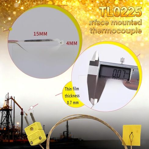 TL0225 k-Type Surface Mount Thermocouple لمقياس الحرارة المزدوج K-Type / نطاق درجة الحرارة متر يصل إلى 392 درجة فهرنهايت in Kuwait