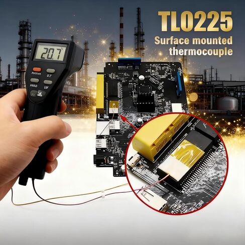 TL0225 k-Type Surface Mount Thermocouple لمقياس الحرارة المزدوج K-Type / نطاق درجة الحرارة متر يصل إلى 392 درجة فهرنهايت in Kuwait