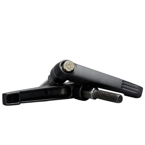 Clamping Lever Handle, 1Pcs Adjustable Locking Handle with Male Thread, M4-M16 External Thread Knob for Machinery(CLDM-Orange,M6-60mm) in Saudi Arabia