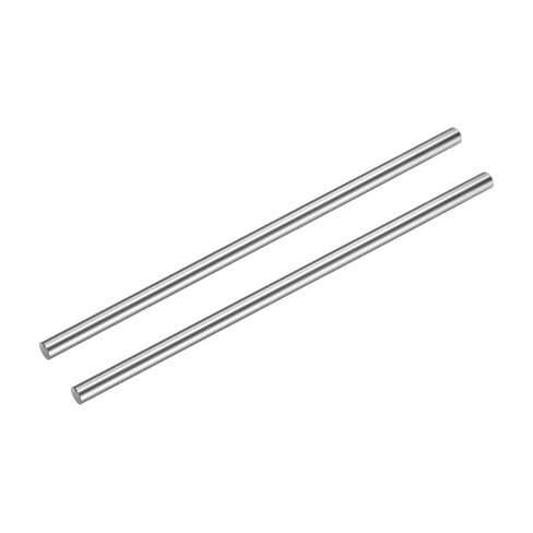 uxcell Linear Motion Rod Shaft Guide 25mm x 200mm (0.984" x 7.87") Case Hardened Steel Chrome Plated, Metric Linear Rail Rod for 3D Printer, CNC Machine in Saudi Arabia