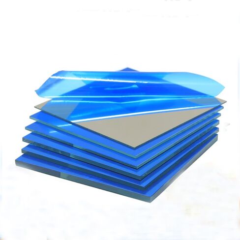 8X8 10X10 30X30 50X50 مم مرآة مغلفة أمامية عاكسة عالية الانعكاسية سطح أمامي يعكس مرآة مسطحة عدسة زجاجية بصرية (10x10x1 مم) in Kuwait