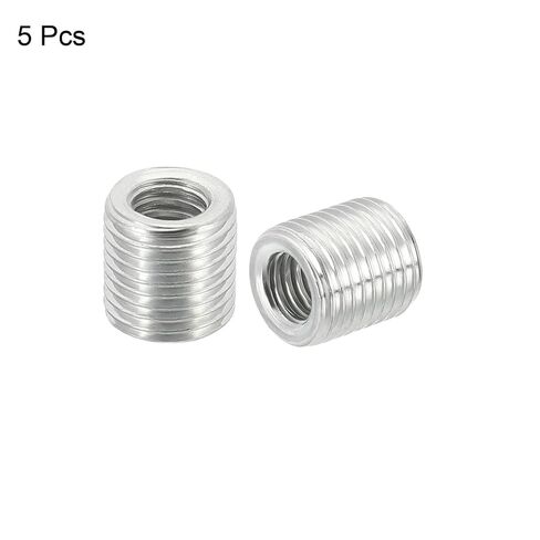 #US 5pcs Thread Reducing Nut M10 Male M6 Female Adapter 10mm Long Sleeve Reducer in Saudi Arabia