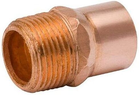 Mueller Industries W 61145 .75 بوصة نحاس × 1 بوصة محول ذكر in Saudi Arabia