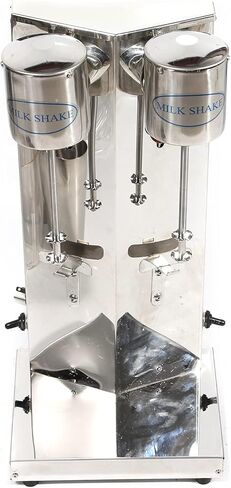 ماكينة خفق الحليب، ماكينة خفق الحليب الكهربائية المصنوعة من الفولاذ المقاوم للصدأ، ماكينة خفق الحليب الكهربائية، خلاط المشروبات المنزلية، ماكينة اهتزاز الحليب، ماكينة مزج اللبن للمقهى والمطعم المنزلي (نمط B مزدوج الرؤوس) in Kuwait