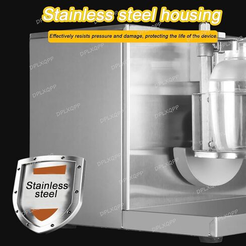 Professional Stainless Steel Double-Head Shaker Machine, Electric Automatic Mixer for Milk Tea, Cocktails & Beverages, 340 RPM, Timer (1-120s), Ideal for Ice Cream Powder & Smoothies in Saudi Arabia