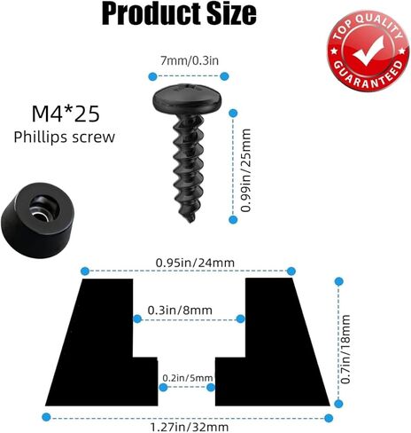 أقدام عزل مكبر الصوت 4 عبوات مع براغي - وسادات تخميد اهتزاز مطاطية شديدة التحمل مقاس 1.27 بوصة لمكبرات صوت الجيتار ومكبرات الصوت والأقراص الدوارة ومعدات الصوت in Kuwait