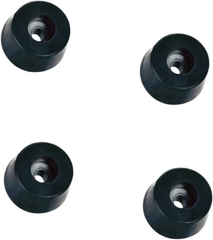 أقدام عزل مكبر الصوت 4 عبوات مع براغي - وسادات تخميد اهتزاز مطاطية شديدة التحمل مقاس 1.27 بوصة لمكبرات صوت الجيتار ومكبرات الصوت والأقراص الدوارة ومعدات الصوت in Kuwait