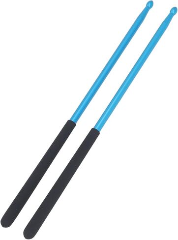 5A Drum Stick, 1 Pair Professional Non Slip Handle Aluminium Alloy Drumsticks for Adults Musical Instrument, Live Performance Drum Kit Practice Accessories (Blue) in Saudi Arabia