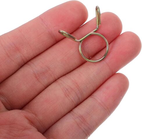 مجموعة متنوعة من مشابك خرطوم زنبركية مطلية بالزنك من Holibanna، 120 قطعة، مشابك أنبوبية سلكية شديدة التحمل لحمام السباحة، وناقل الحركة، وخط الوقود، ومجموعة أدوات تثبيت الأنابيب الصناعية in Kuwait