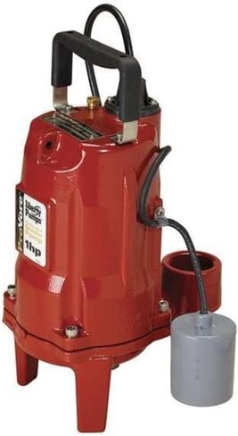 Liberty Pumps PRG101A ProVore PRG Series Automatic Residential Grinder Pump, 1 HP, 115-volt, Red, one-size in Saudi Arabia