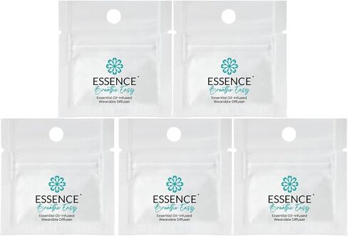 جوهر الأنف الناشر الدائري | خلطات مميزة للزيوت العطرية | الروائح الأنف الدائري | مشبك رائحة شخصي للسفر والعمل والاستخدام اليومي | صنع في الولايات المتحدة الأمريكية | تنفس بسهولة | 5 عبوات in Kuwait