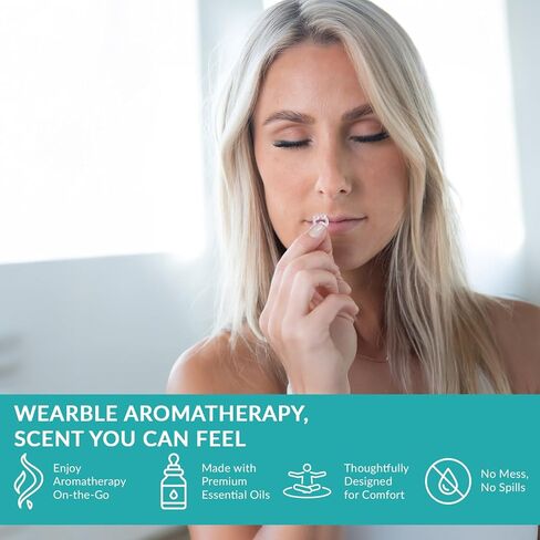 جوهر الأنف الناشر الدائري | خلطات مميزة للزيوت العطرية | الروائح الأنف الدائري | مشبك رائحة شخصي للسفر والعمل والاستخدام اليومي | صنع في الولايات المتحدة الأمريكية | تنفس بسهولة | 5 عبوات in Kuwait