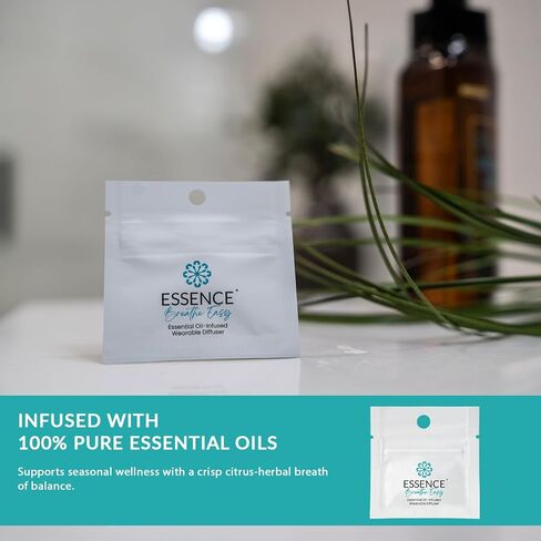 جوهر الأنف الناشر الدائري | خلطات مميزة للزيوت العطرية | الروائح الأنف الدائري | مشبك رائحة شخصي للسفر والعمل والاستخدام اليومي | صنع في الولايات المتحدة الأمريكية | تنفس بسهولة | 5 عبوات in Kuwait