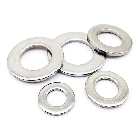 GB97 M1.6 M2 M2.5 M3 M3.5 M4 M5 M6 M8 M10 M12 M14 M16 to M24 High Quality A2-70 304 Stainless Steel Flat Washer Plain Gasket(M24 10pcs) in Saudi Arabia