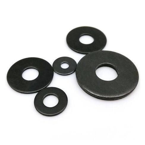 2/5/10/20/25pcs M3 M4 M5 M6 M8 M10 M12 M14 M16 Black Grade 8.8 Steel Large Size Oversize Big Wider Flat Washer Plain Gasket(2pcs M16x44x3mm) in Saudi Arabia