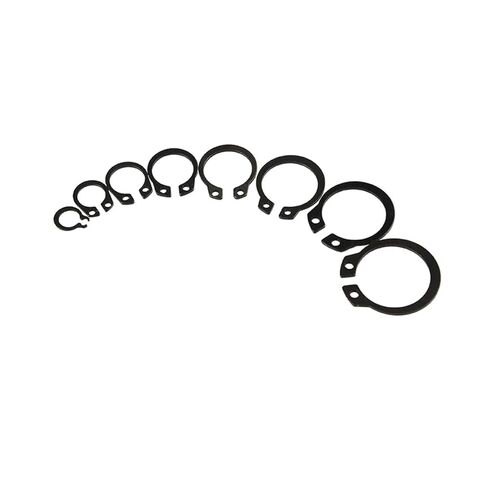 200Pcs Carbon Steel C-Clip Washers Internal External Retaining Circlips Snap Retaining Ring Washers Gasket Assortment Kit M6-M20(1 Box 200pcs) in Saudi Arabia