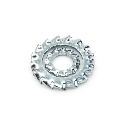 5/10/50X M3 M4 M5 M6 M8 M10 M12 M14 M16 M20 M24 Manganese Steel Internal Toothed External Serrated Shakeproof Gasket Lock Washer(External Toothed,50pcs M3) in Saudi Arabia