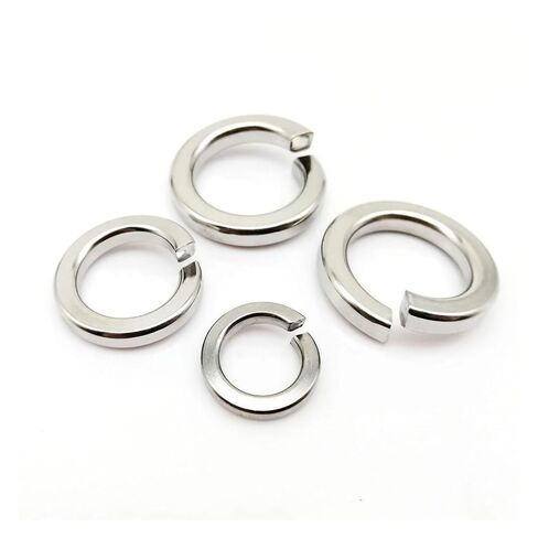 M1.6 M2 M2.5 M3 M3.5 M4 M5 M6 M8 M10 M12 M14 M16 M18 M20 M22 M24 304 Stainless Steel Spring Split Lock Washer Elastic Gasket(M3 500pcs) in Saudi Arabia