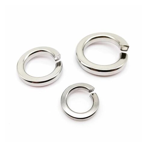 M1.6 M2 M2.5 M3 M3.5 M4 M5 M6 M8 M10 M12 M14 M16 M18 M20 M22 M24 304 Stainless Steel Spring Split Lock Washer Elastic Gasket(M3 500pcs) in Saudi Arabia