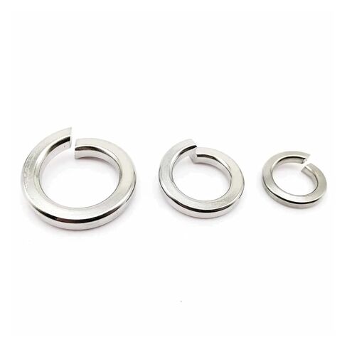 M1.6 M2 M2.5 M3 M3.5 M4 M5 M6 M8 M10 M12 M14 M16 M18 M20 M22 M24 304 Stainless Steel Spring Split Lock Washer Elastic Gasket(M3 500pcs) in Saudi Arabia