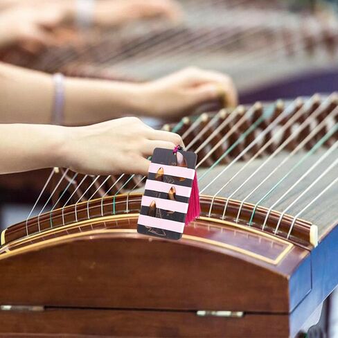 لوح تخزين الأظافر Guzheng من خشب الصندل من Milisten مع بطاقة لف لـ Guzheng وPipa حامل اختيار خشبي ملحق للآلات الوترية الطبيعية للبالغين ولون عشوائي in Saudi Arabia