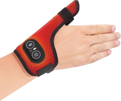 Cordless Wrist Heating Pad Massager, Heated Wrist Wrap, 3 Vibration and Heat Settings, Heated Hand Wrap for Arthritis, Carpal Tunnel Relief in Saudi Arabia