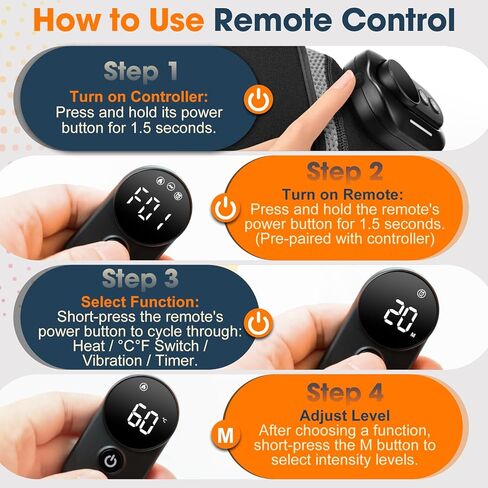 Shoulder Heating Pad with Remote, Heated Shoulder Wrap with Massage, Shoulder Massager with Heat for Rotator Cuff Pain Black in Kuwait