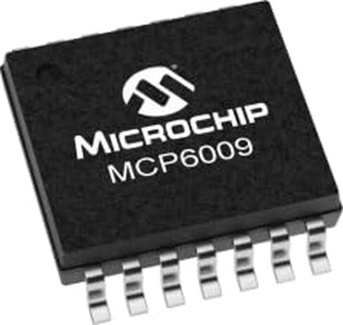 Microchip Technology, MCP6009-E/ST, 1 MHZ Gen Purpose Quad Op-Amp with EMI Filter (96 Item/s) in Saudi Arabia