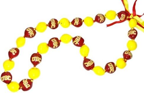 NCAA USC أحصنة طروادة الذهاب المكسرات Kukui الجوز ليو قلادة in Saudi Arabia
