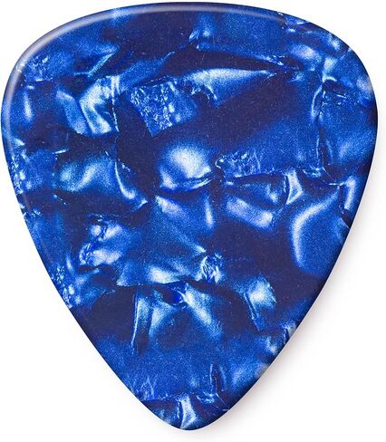 Jim Dunlop Celluloid Blue Pearloid Pick Extra Heavy - 12 Pack in Saudi Arabia