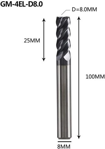 SIRKNNWKG 1 قطعة 4 المزامير كربيد نهاية مطحنة D4-D20 CNC جهاز توجيه الخشب بت 1-20 مللي متر قطع القطر التنغستن الصلب قاطعة المطحنة أداة in Saudi Arabia