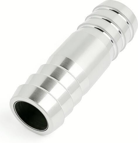 الفولاذ المقاوم للصدأ 304 خرطوم بارب الاتحاد موصل المناسب، 1-1 / 2 "× 1-1 / 2" مقرنة الربط الشائكة مع 4 المشابك، حزمة من 2 in Kuwait