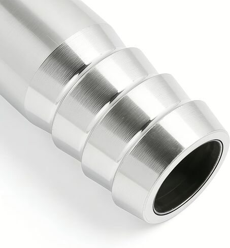 الفولاذ المقاوم للصدأ 304 خرطوم بارب الاتحاد موصل المناسب، 1-1 / 2 "× 1-1 / 2" مقرنة الربط الشائكة مع 4 المشابك، حزمة من 2 in Kuwait