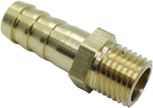 1 قطعة M12 x 1.25 متري ذكر إلى بارب 3/8 "أو 10 مللي متر خرطوم ID النحاس الشائكة تركيب الهواء الوقود الغاز قارب in Saudi Arabia