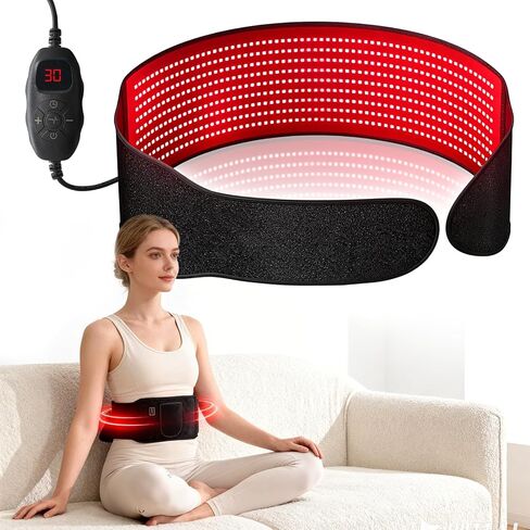 Red LED Light Therapy Belt for Body, 600 High-Density LEDs Red Light Therapy, Infrared Light Therapy Wrap in Saudi Arabia