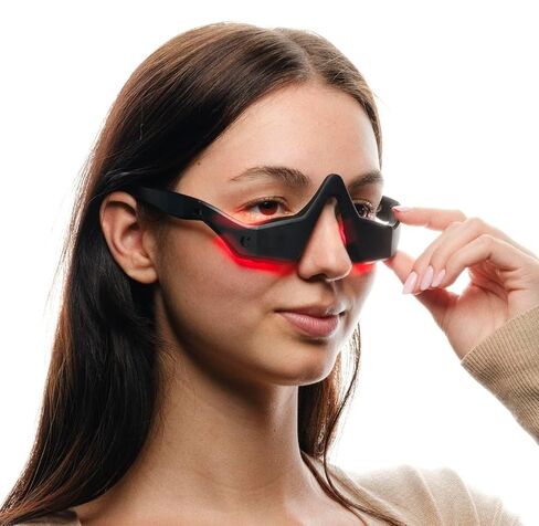 Capillus Eyelift Red Light Therapy for Eyes - Under Eye Red Light Therapy Glasses 685nm - Red Light Therapy for Eyes Bags, Wrinkles, Fine Lines, Crow's Feet and Dark Circles in Saudi Arabia