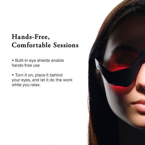 Capillus Eyelift Red Light Therapy for Eyes - Under Eye Red Light Therapy Glasses 685nm - Red Light Therapy for Eyes Bags, Wrinkles, Fine Lines, Crow's Feet and Dark Circles in Saudi Arabia