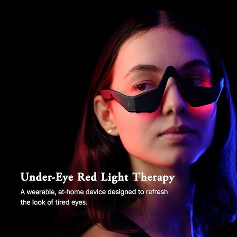 Capillus Eyelift Red Light Therapy for Eyes - Under Eye Red Light Therapy Glasses 685nm - Red Light Therapy for Eyes Bags, Wrinkles, Fine Lines, Crow's Feet and Dark Circles in Saudi Arabia