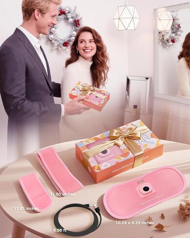 UTK Red Light Therapy for Neck Pain Relief,850&660 nm Wavelengths Red Light, Deeper Infrared Therapy for Period Cramp,Body,Knee,Wrist, Arm,Joint,Muscle,6 Power Modes,5 Timers,FSA-HSA Eligible in Saudi Arabia