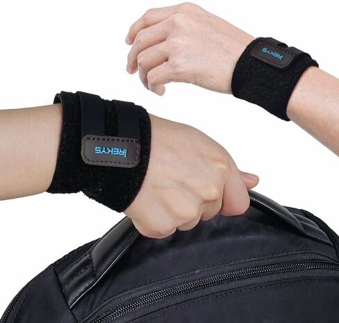 غلاف معصم من النيوبرين بحلقة مغلقة - دعم ضغط خفيف الوزن وقابل للتنفس للاستخدام اليومي | سوار معصم مصنوع في كوريا للكتابة والطبخ والتدريبات والرياضة (الجولف والتنس والكرة الطائرة والرجبي) - عبوة واحدة in Kuwait