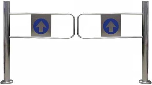 بوابة أمان متأرجحة مع إغلاق تلقائي، باب أحادي الاتجاه يفتح بزاوية 90 درجة لتعزيز الأمان في محلات السوبر ماركت والمستودعات والمكتبات والمصانع والمدارس in Kuwait