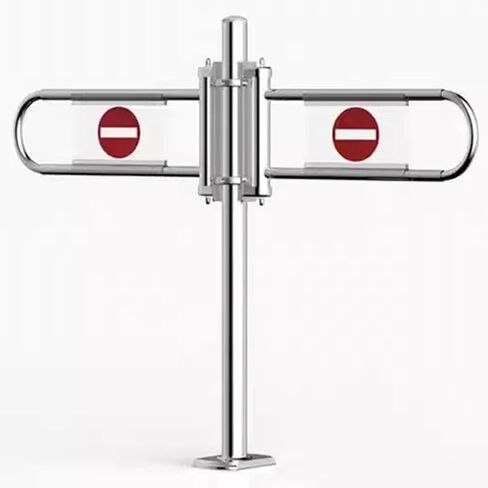 بوابة متأرجحة لأمين صندوق السوبر ماركت، ومدخل يدوي مفتوح للمشاة وحاجز خروج مع حاجز أمان in Kuwait